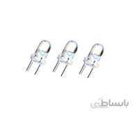 LED لیزری هایبرایت 3mm سبز پایه کوتاه بسته 250 تایی