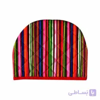 روقوری کتان رزين تاژ طرح راه راه الوان