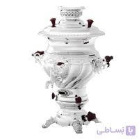 سماور گازی ترموکوبل دار اکبربرادران طرح زغالی مدل 2003