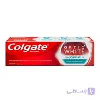 خمیر دندان کولگیت Optic white kalici beyazlik حجم 75 میلی لیتر