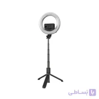 رینگ لایت سلفی استیک مدل L07 ا L07 Bluetooth Selfie Stick Tripod with 5 inch LED Ring Light