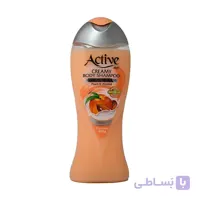 شامپو بدن کرمی اکتیو۴۰۰ گرمی بادام و هلو