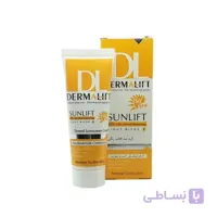 درمالیفت کرم ضدآفتاب پوست خشک SPF50 بژ روشن 1