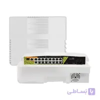 سوئیچ 16 پورت PoE ضد آب GENATA مدل GNT-P4803F6