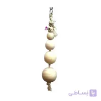 اسباب بازی پرنده اوشکایا گوی چوبی آویز