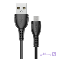 کابل تبدیل USB به microUSB بروفون مدل BX51 طول ۱ متر