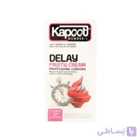 کاندوم کاپوت مدل Delay Fruty Cream بسته 12 عددی