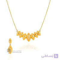 نیم ست طلا طرح مارکیز مدل منحنی کد CS353