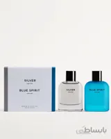 عطر مردانه سیلور و بلو اسپیریت (۸۰میل + ۸۰ میل) SILVER + BLUE SPIRIT