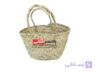 ساک حصیری بزرگ ساده (ساک خرید)