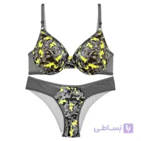 ست لباس زیر زنانه برند نوشه پوش مدل چریکی فنردار کد 66105