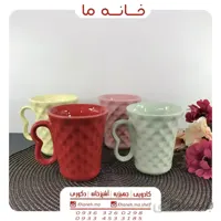 لیوان ماگ سرامیکی مدل حصیری