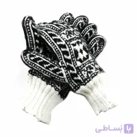دستکش کاموایی دستباف سنتی کردستان کد 130 سایز M