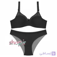 ست شورت و سوتین زنانه نوشه پوش مدل 223 رنگ مشکی