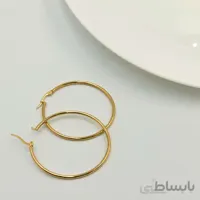 گوشواره استیل دایره E12