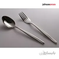 قاشق چنگال 12 پارچه استیل یونیک کد 0003