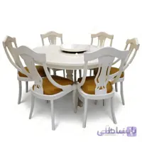 میز ناهار خوری گرد مدل عصایی