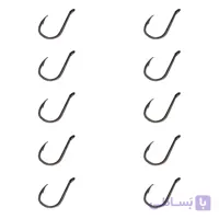 قلاب ماهیگیری اسکار طرح پایه کوتاه مدل OHS-8 سایز 8 بسته 10 عددی