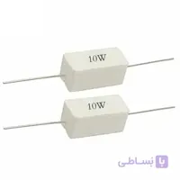مقاومت آجری 1 اهم 10 وات - 5%