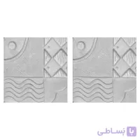 دیوارپوش تندیس و پیکره شهریار مدل امای کد W1010 05 بسته 2 عددی
