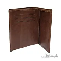 کیف پول جیبی کتابی مردانه چرم طبیعی – کد KP11