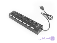 هاب usb 2.0 هفت پورت پی نت مدل p 216