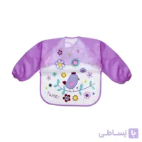 پیشبند نوزادی آستین دار طرح tweet