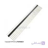 پین هدر نر 1x40 صاف 2.54mm بلند (25mm)