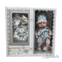 عروسک طرح نوزاد مدل baby solovely ارتفاع 22 سانتی متر