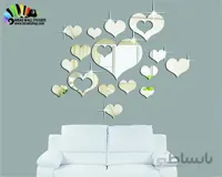 آینه تزئینی و دکوراتیو طرح مهر کد hpa017