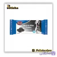 تشویقی سگ تریکسی مدل Black & White Cookies وزن 120 گرم