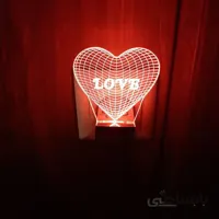 چراغ خواب پریزی طرح قلب