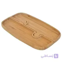 اردو خوری پازلی چوبی بامبو برند بامبوم مدل زگو