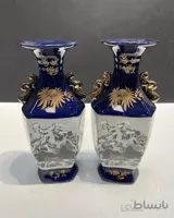 یک جفت گلدان قدیمی