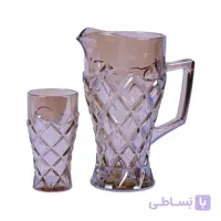 پارچ و لیوان کریستال کارول