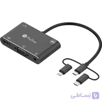 هاب و مبدل Type-C, Lightning, Micro-USB به HDMI, VGA پرووان (ProOne) مدل PHU560