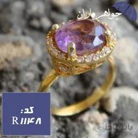 انگشتر آمتیست بنفش زنانه کد R_1148