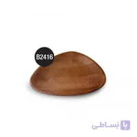 B2416 بشقاب مثلثی چوبی تریتی
