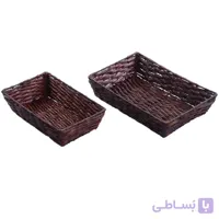 سبد حصیری نان کد 12 مجموعه دو عددی