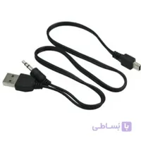 کابل تبدیل miniUSB به AUX/USB لمونتک