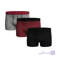 شورت مردانه ال سی وایکیکی مدل LC-89868 مجموعه 3 عددی