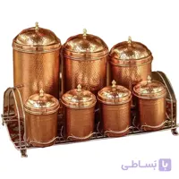سرویس پا سماوری مسی کد C 107