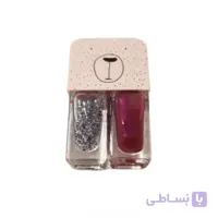 لاک ناخن دوقلو طرح حیوانات کد 05