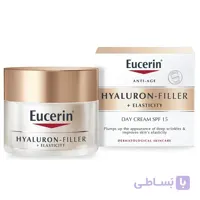 کرم ضد چروک روز اوسرین اصل | مدل هیالورون فیلر الاستیسیتی SPF15، پوست خشک | ۵۰ میل ا Eucerin Hyaluron Filler Plus Elasticity Day Cream SPF15 50ml (dry skin)