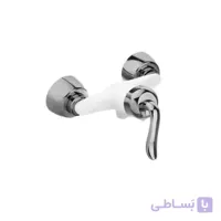 شیر توالت مدل قاصدک سفید کروم