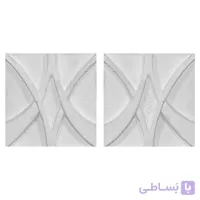 دیوارپوش تندیس و پیکره شهریار مدل آمای کد W1010-10 بسته 2 عددی