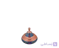 بشقاب پرنده کوچک مس و پرداز