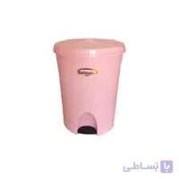سطل زباله پدالی سلمان پلاستیک مدل گلبرگ ۲۴۰