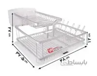 سبد آبچکان رو میزی نقره ای