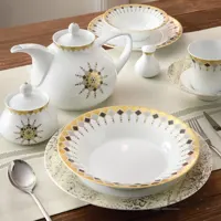 چینی زرین سرویس 12 نفره شهرزاد طرح کلوپاترا